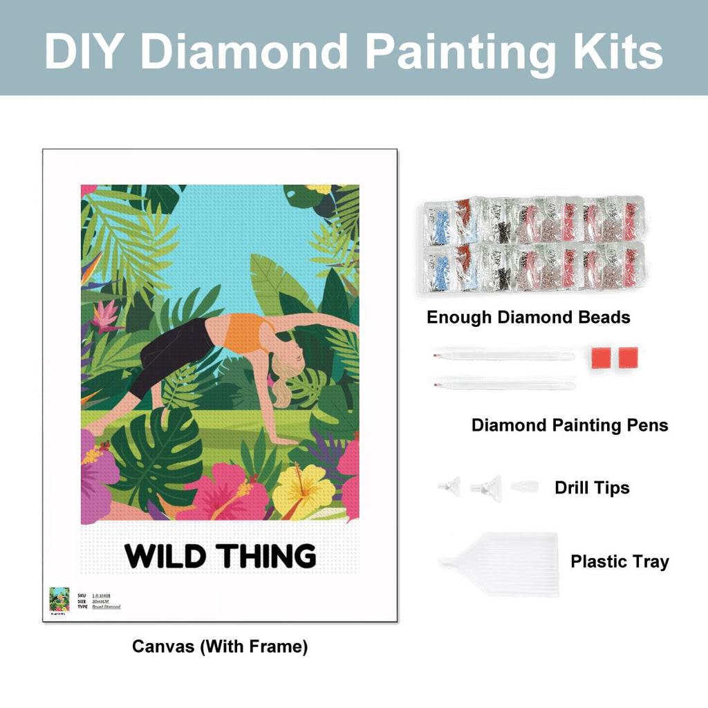 Mon yoga en diamant : Chose sauvage (21,90 € - 99 €)