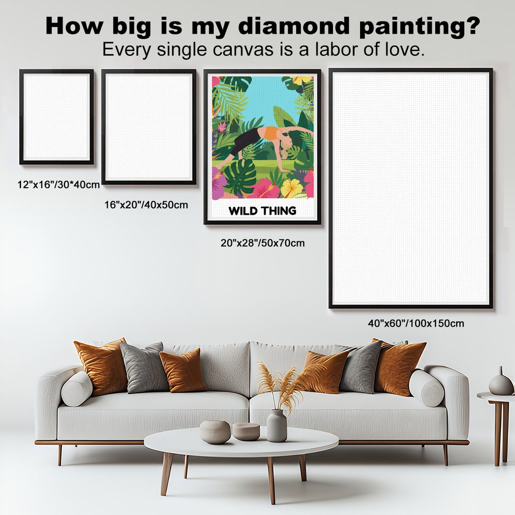 Mon yoga en diamant : Chose sauvage (21,90 € - 99 €)