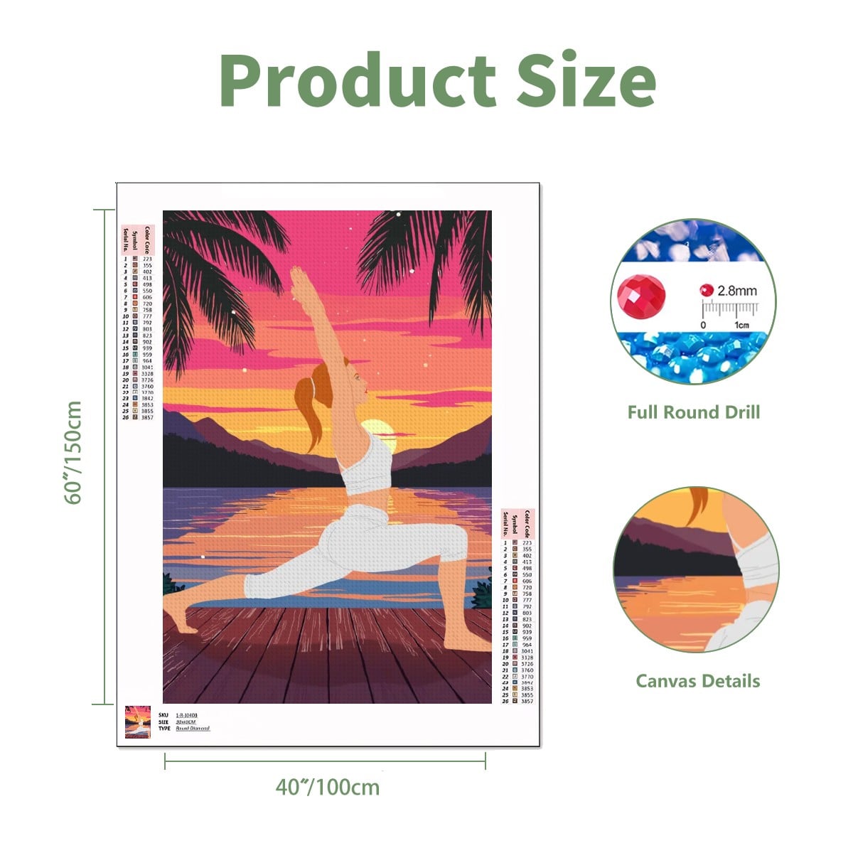 Mon Yoga en diamant :  Fente haute (21,90 € - 99 €)