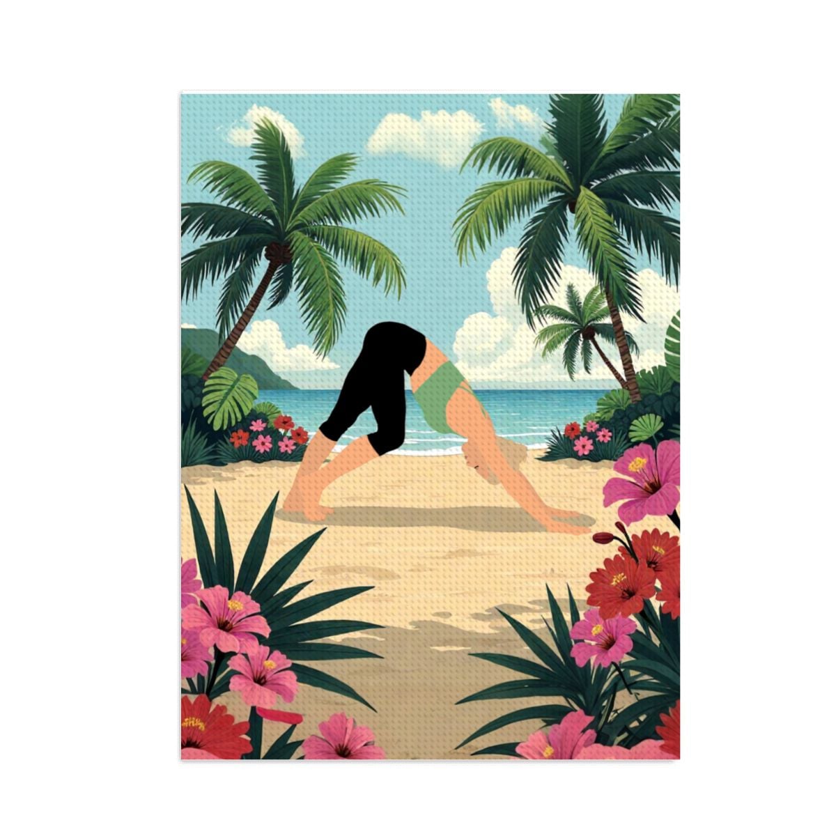 Mon yoga en diamant : Chien tête en bas (21,90€ - 99€)