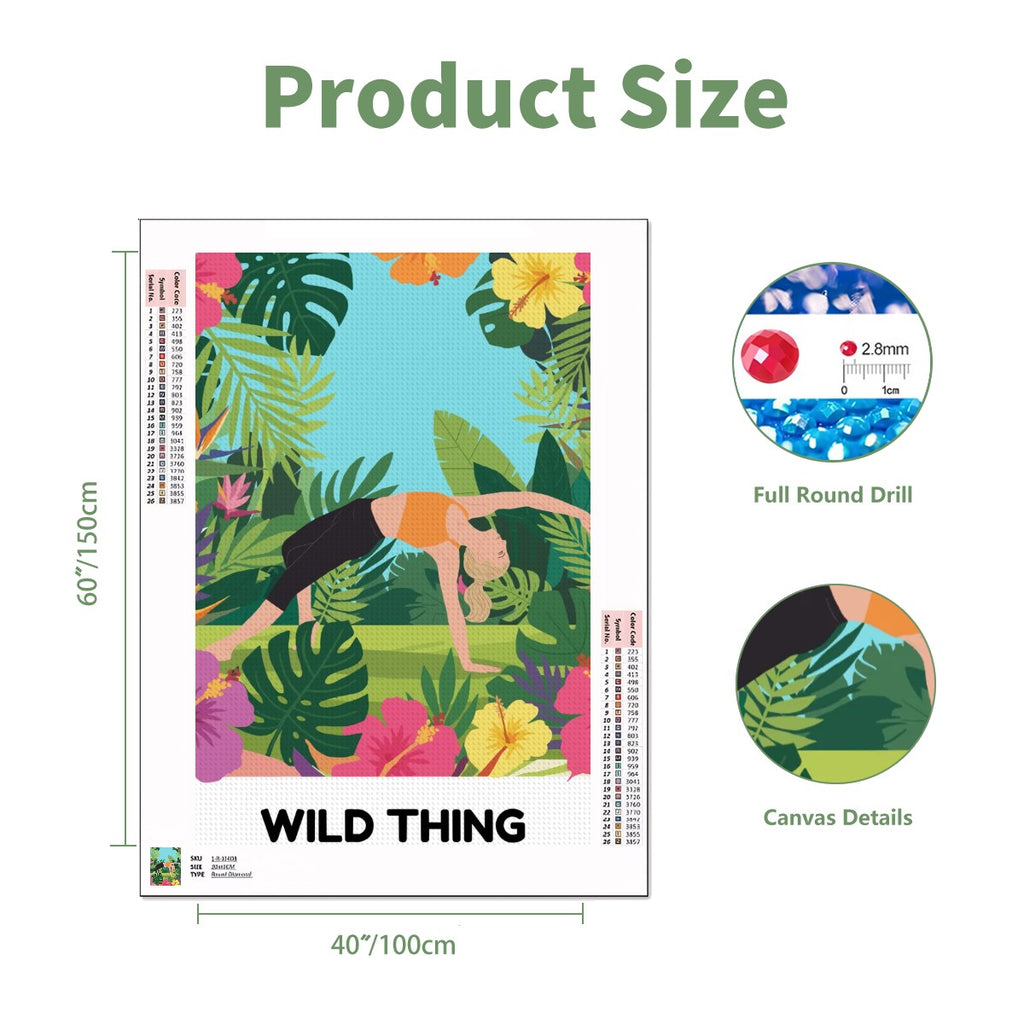 Mon yoga en diamant : Chose sauvage (21,90 € - 99 €)