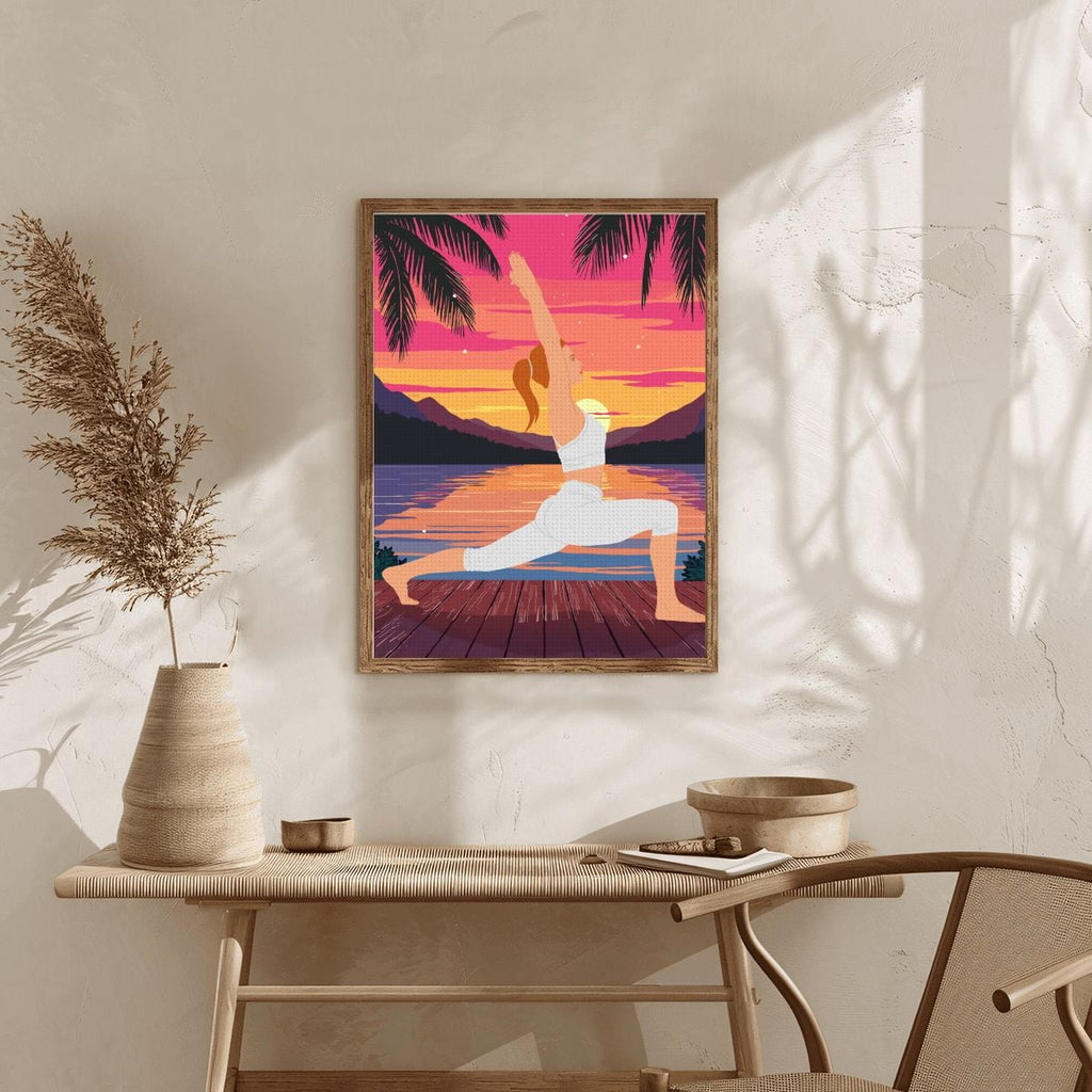 Mon Yoga en diamant :  Fente haute (21,90 € - 99 €)