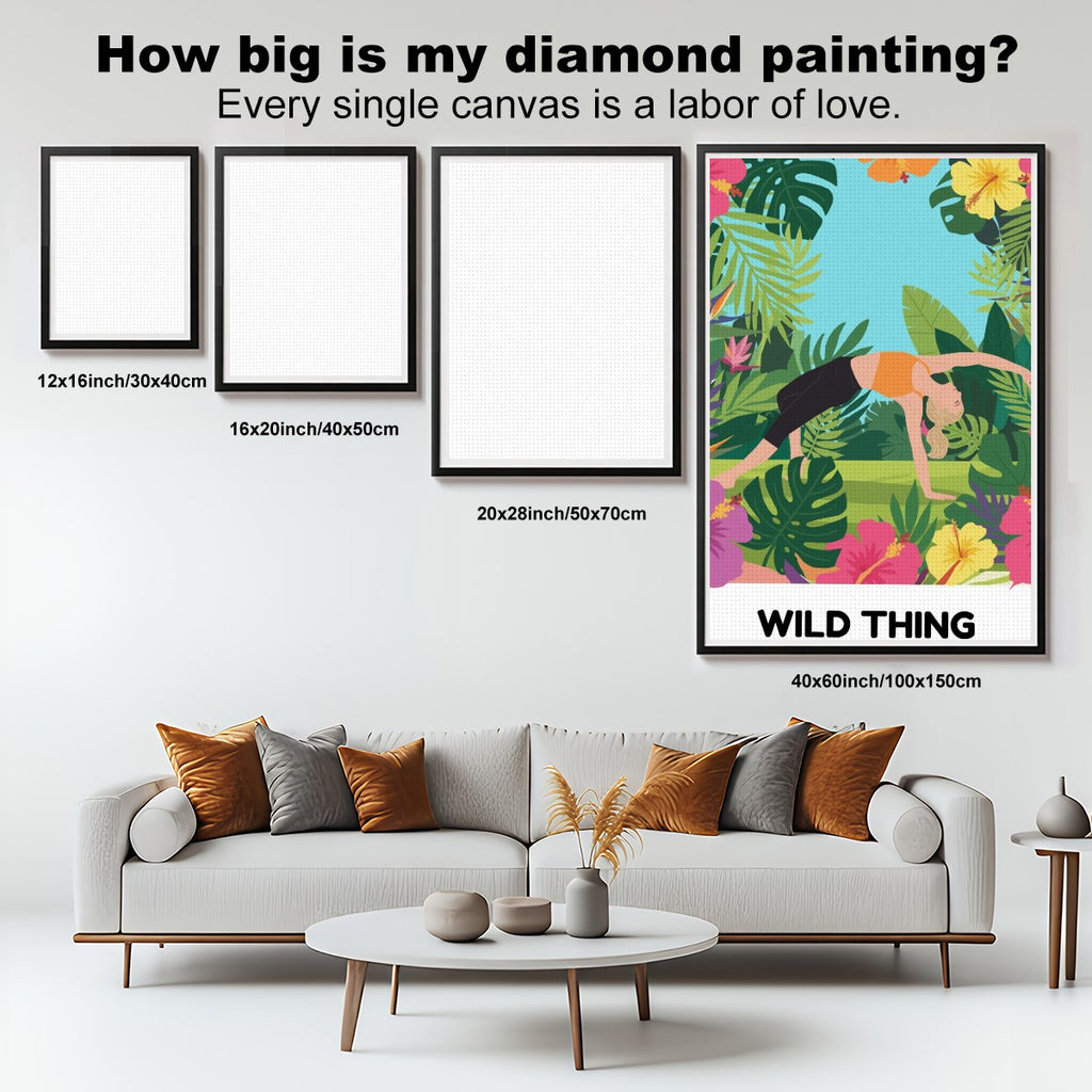 Mon yoga en diamant : Chose sauvage (21,90 € - 99 €)