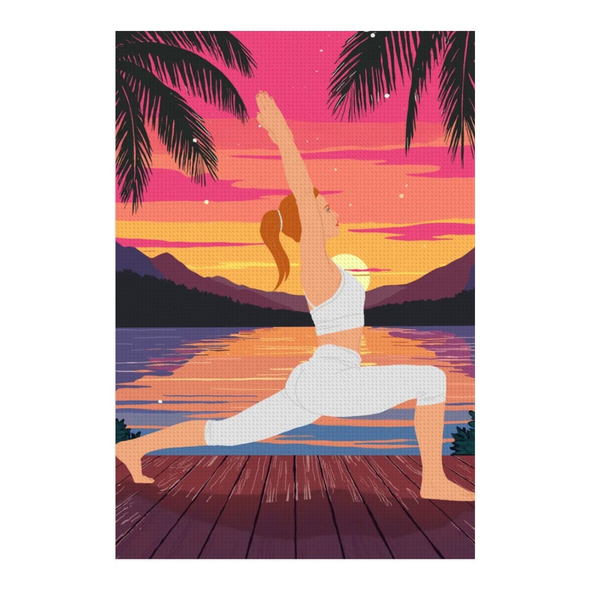 Mon Yoga en diamant :  Fente haute (21,90 € - 99 €)