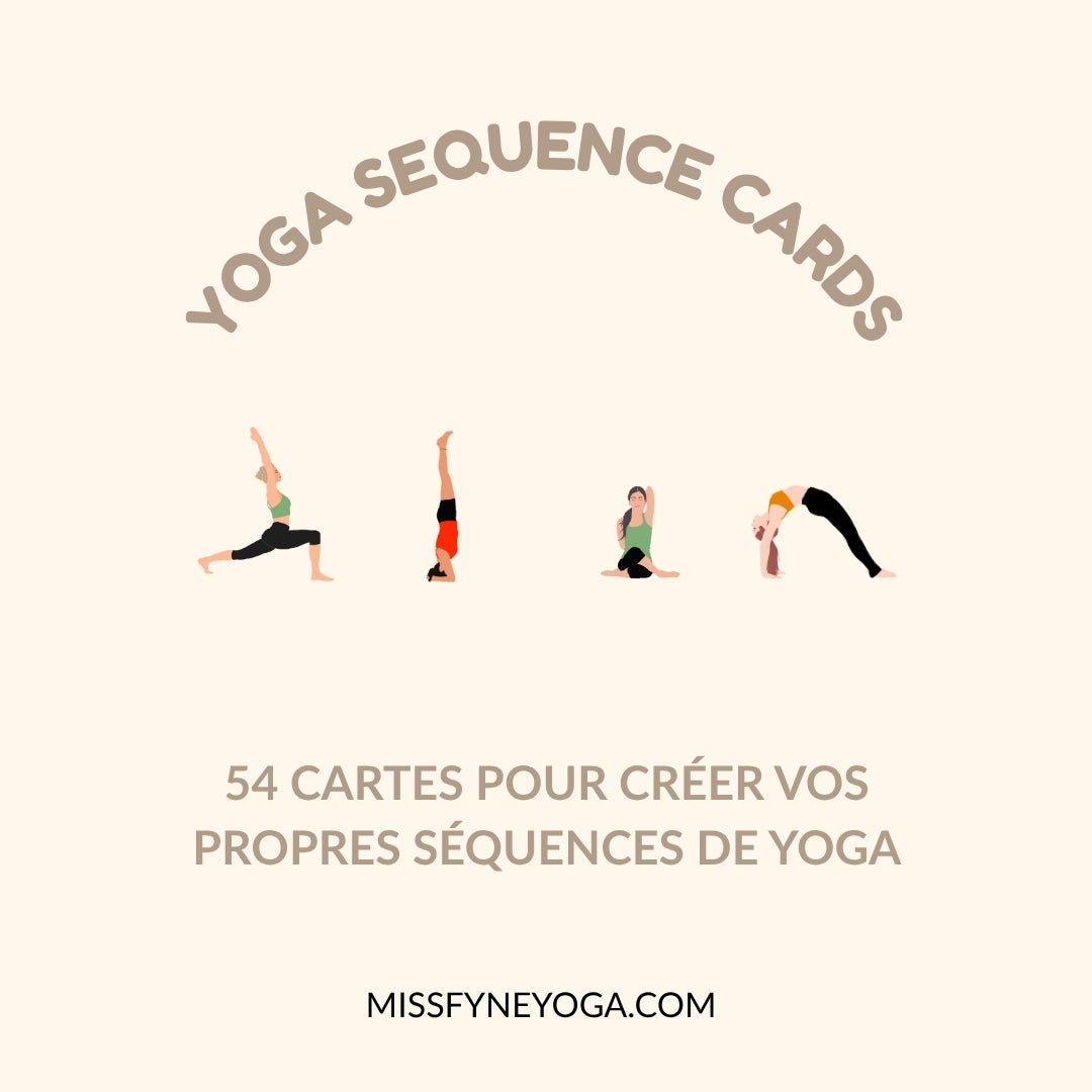 Yoga Sequence Cards – Édition numérique | 54 cartes pour créer vos séquences de yoga
