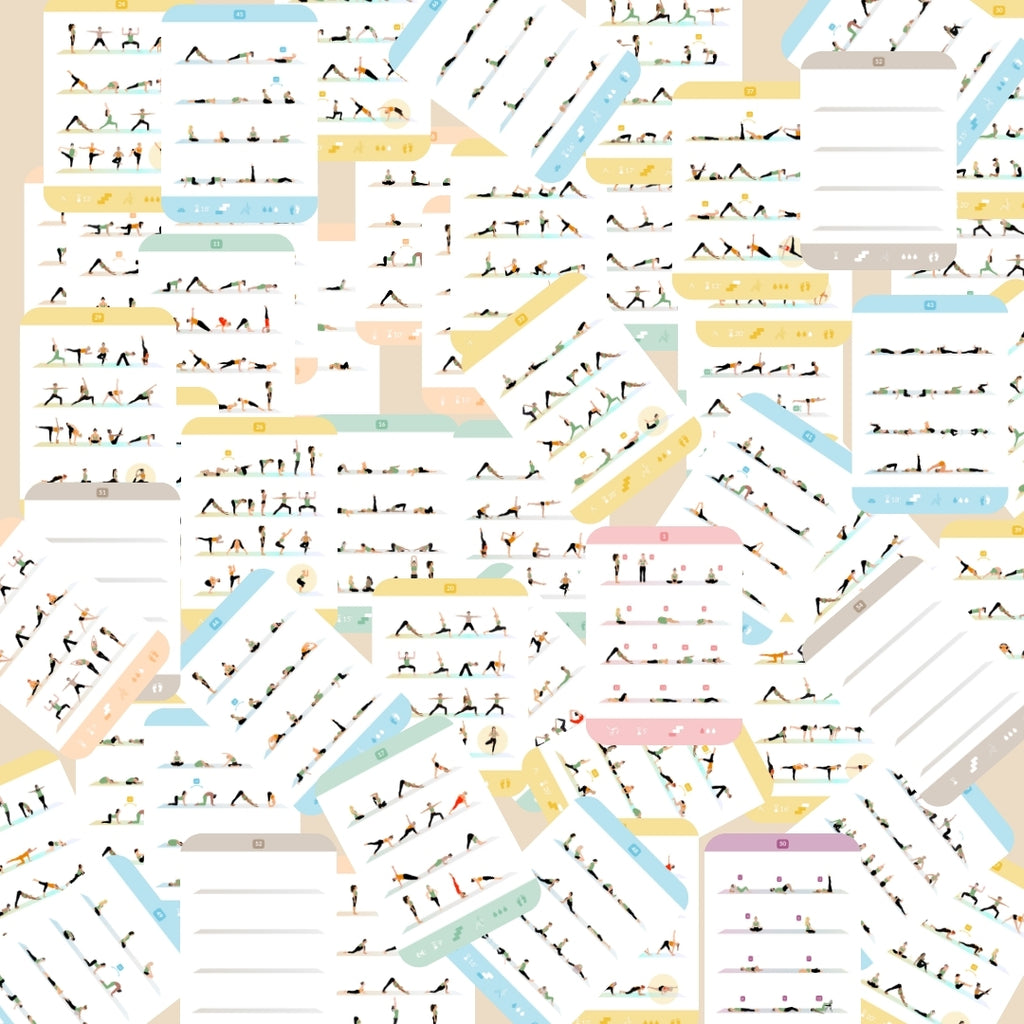 Yoga Sequence Cards – Édition numérique | 54 cartes pour créer vos séquences de yoga